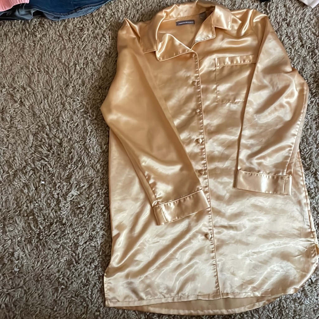 Gold Button Up